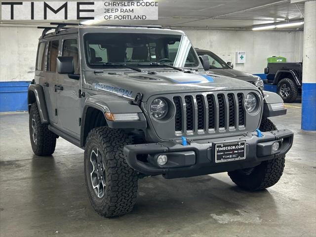 used 2022 Jeep Wrangler Unlimited 4xe car, priced at $38,991