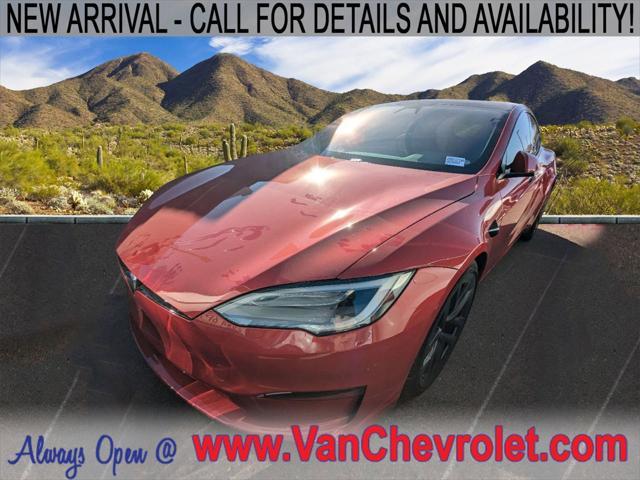 used 2021 Tesla Model S car, priced at $58,264