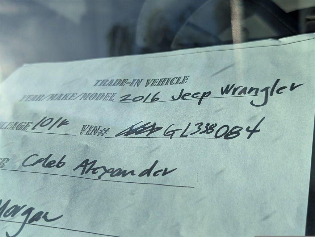 used 2016 Jeep Wrangler Unlimited car, priced at $16,083