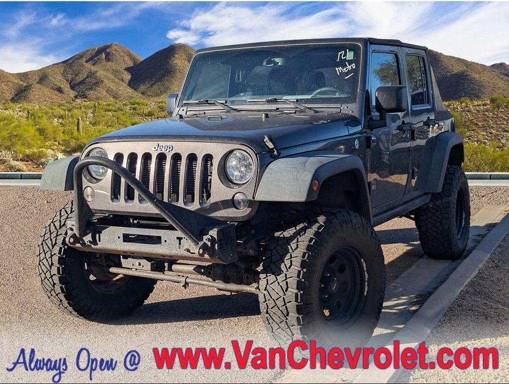 used 2016 Jeep Wrangler Unlimited car, priced at $16,083