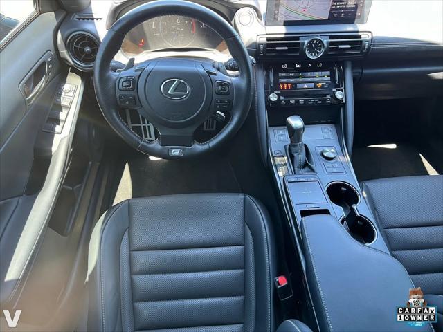 used 2024 Lexus IS 350 car, priced at $46,287