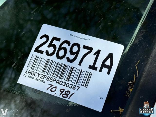 used 2023 Honda Accord Hybrid car, priced at $29,593