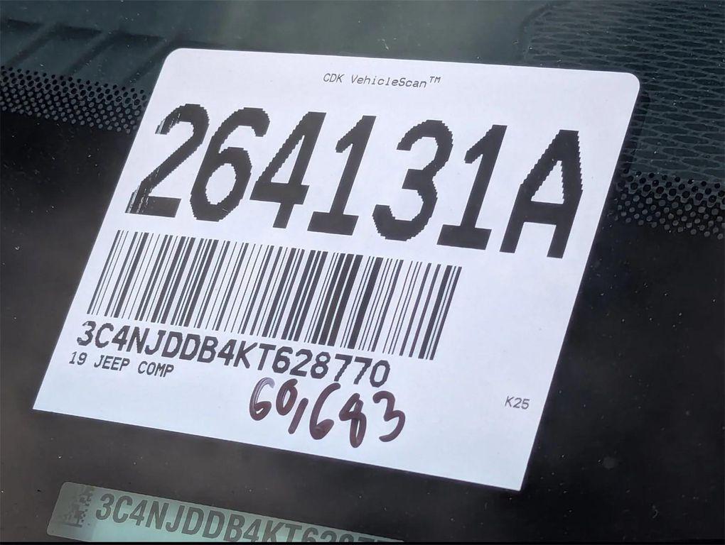 used 2019 Jeep Compass car, priced at $16,556