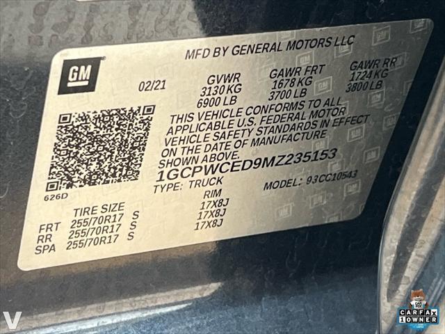 used 2021 Chevrolet Silverado 1500 car, priced at $35,271