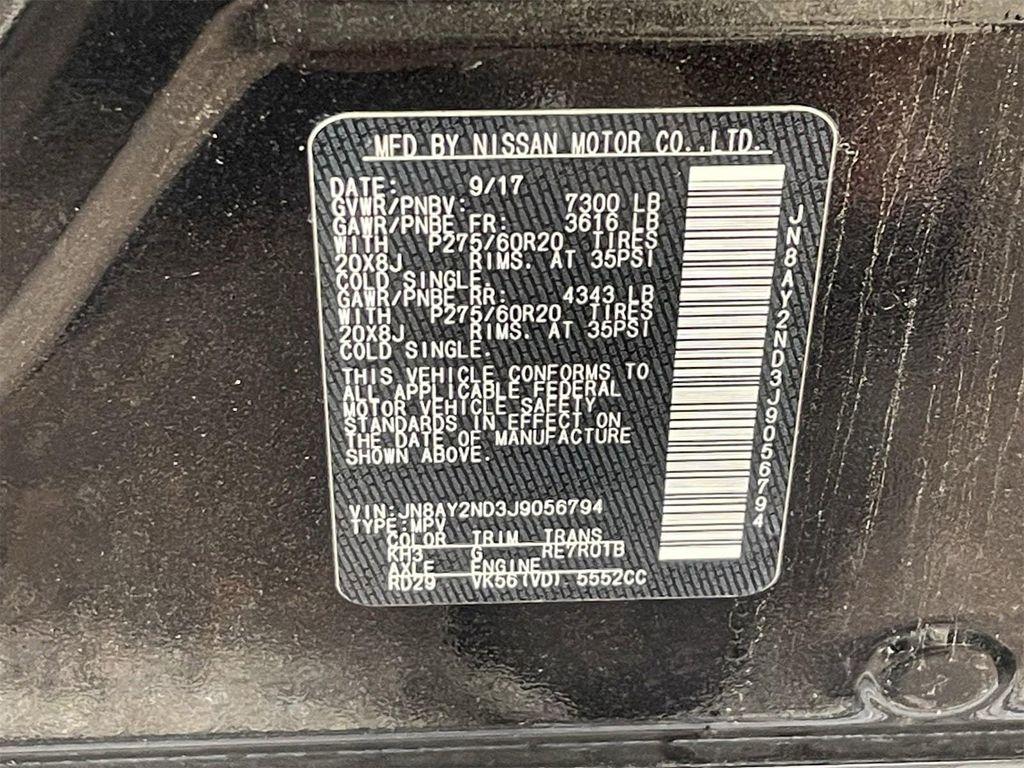 used 2018 Nissan Armada car, priced at $16,623