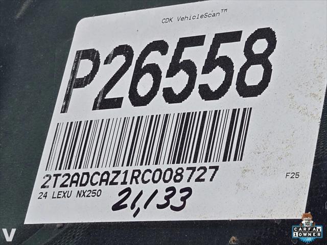 used 2024 Lexus NX 250 car, priced at $38,895