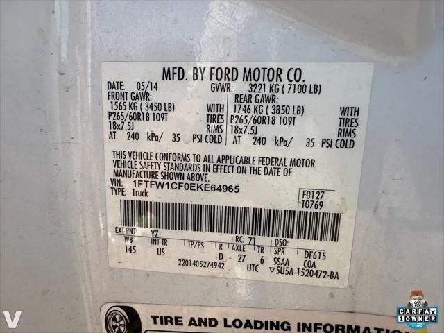 used 2014 Ford F-150 car, priced at $13,985