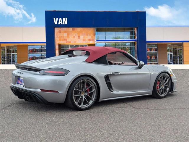 used 2022 Porsche 718 Spyder car, priced at $125,954