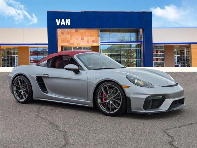 used 2022 Porsche 718 Spyder car, priced at $125,954