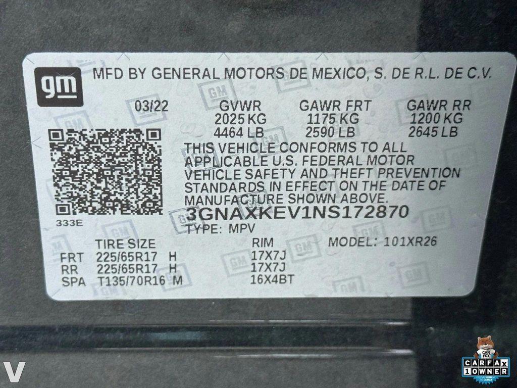 used 2022 Chevrolet Equinox car