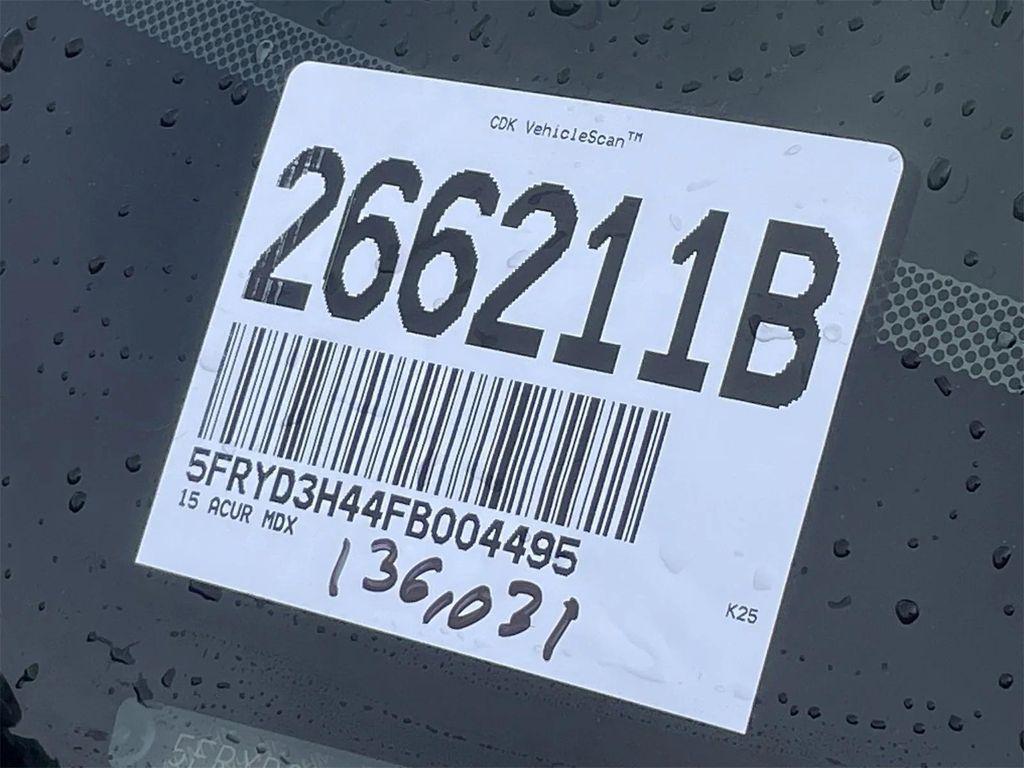 used 2015 Acura MDX car, priced at $11,078