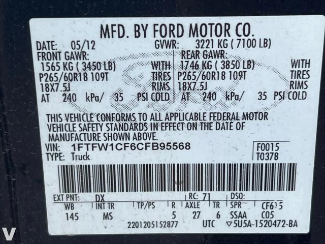used 2012 Ford F-150 car, priced at $9,955