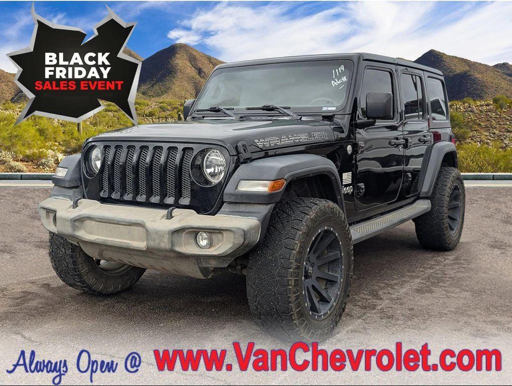 used 2018 Jeep Wrangler Unlimited car, priced at $18,737
