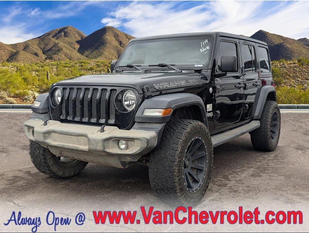 used 2018 Jeep Wrangler Unlimited car, priced at $18,337
