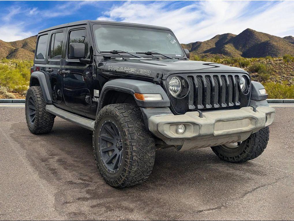 used 2018 Jeep Wrangler Unlimited car, priced at $18,337