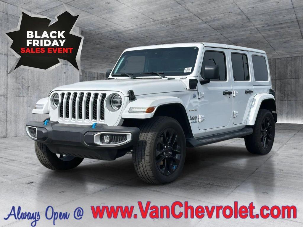 used 2022 Jeep Wrangler Unlimited 4xe car, priced at $26,999