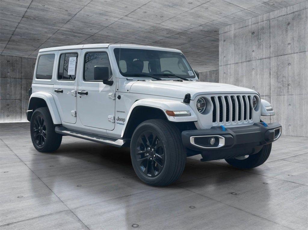 used 2022 Jeep Wrangler Unlimited 4xe car, priced at $26,999