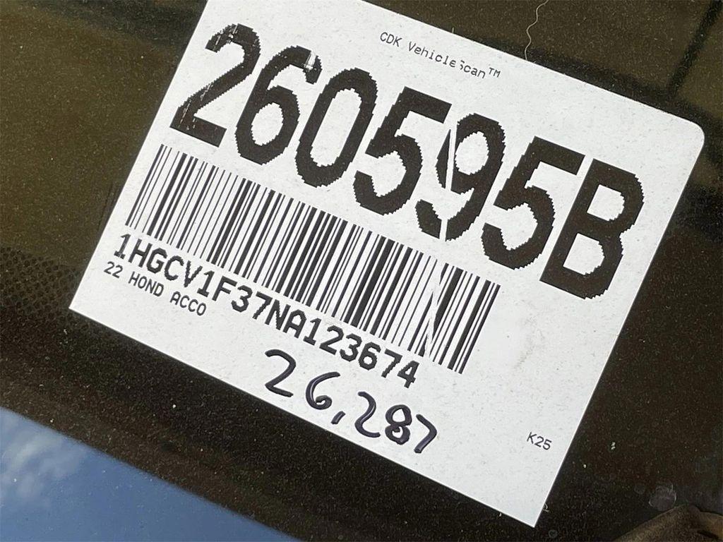 used 2022 Honda Accord car, priced at $23,589