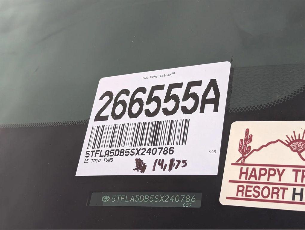 used 2025 Toyota Tundra car, priced at $42,898