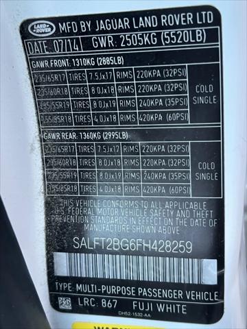 used 2015 Land Rover LR2 car