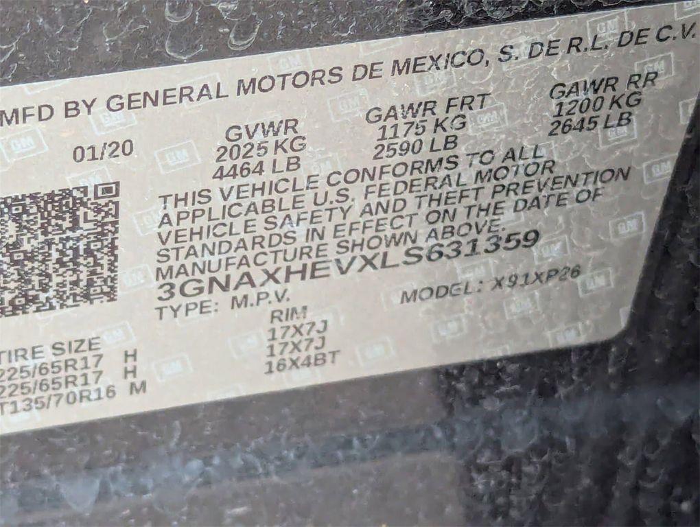 used 2020 Chevrolet Equinox car