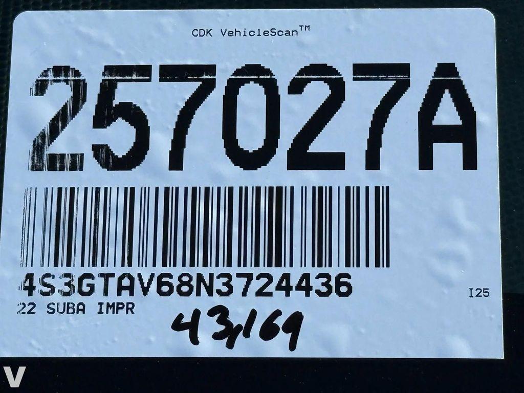used 2022 Subaru Impreza car, priced at $19,455