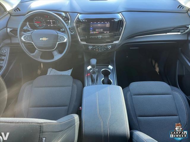used 2021 Chevrolet Traverse car, priced at $23,697