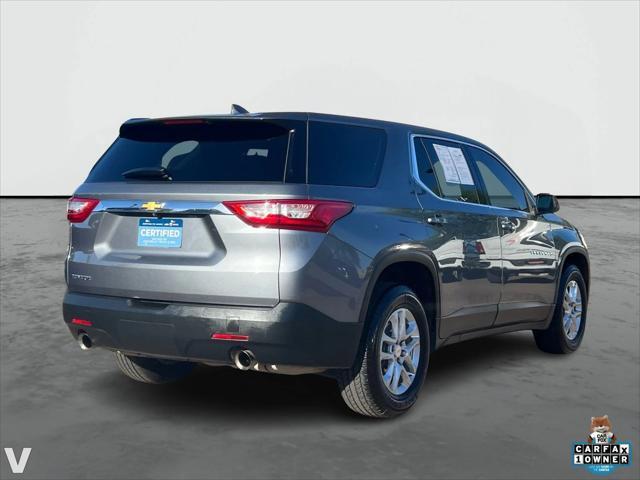 used 2021 Chevrolet Traverse car, priced at $23,697