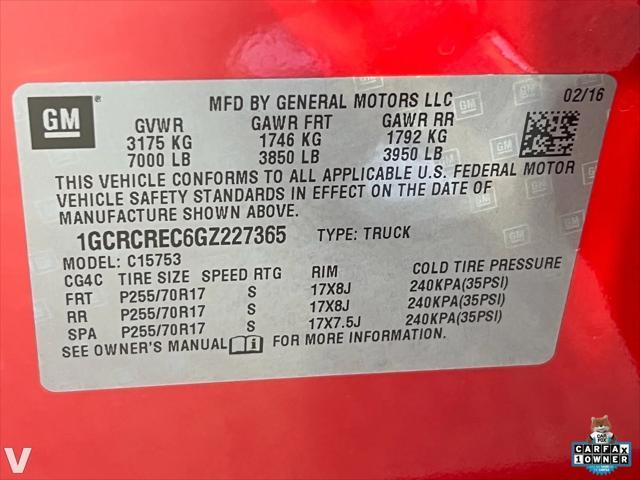 used 2016 Chevrolet Silverado 1500 car