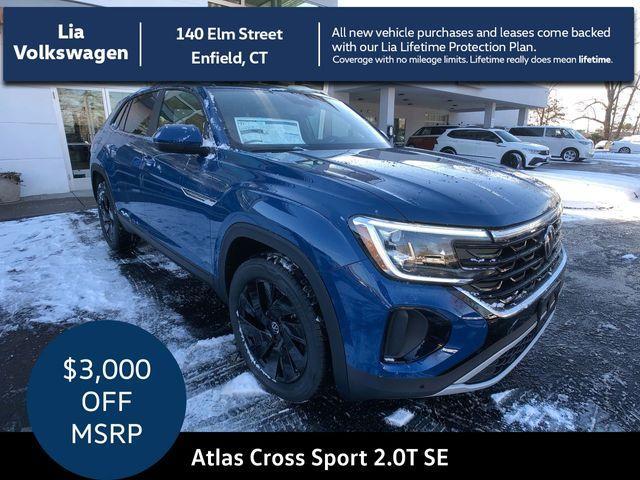 new 2025 Volkswagen Atlas Cross Sport car, priced at $44,422