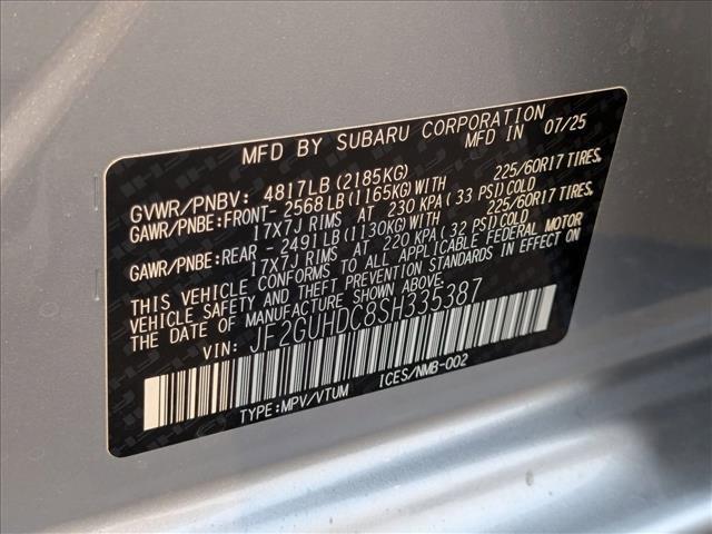 new 2025 Subaru Crosstrek car, priced at $30,383