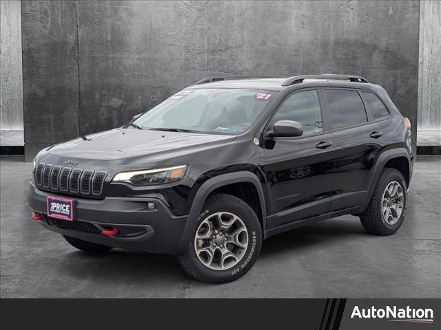 used 2021 Jeep Cherokee car, priced at $22,998