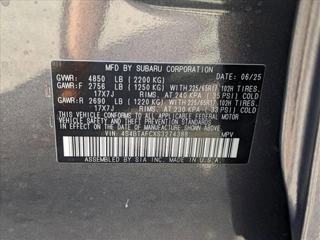 new 2025 Subaru Outback car, priced at $36,011