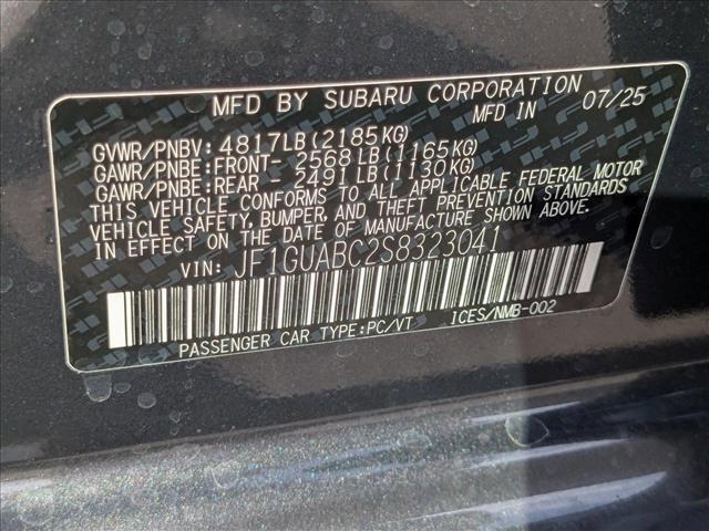 new 2025 Subaru Impreza car, priced at $24,740