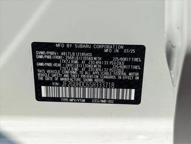 new 2025 Subaru Crosstrek car, priced at $30,383