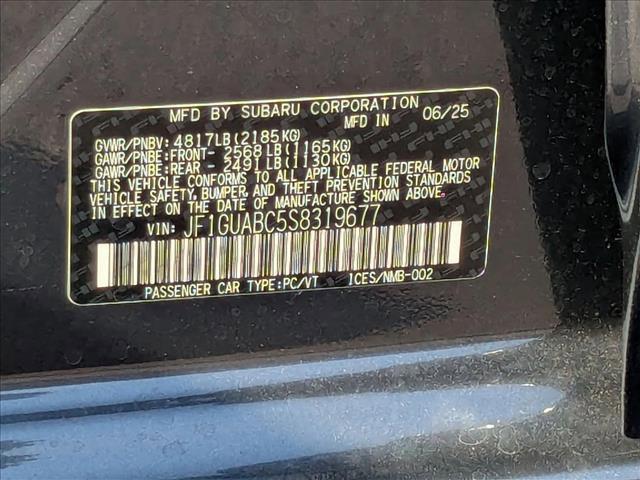 new 2025 Subaru Impreza car, priced at $24,740