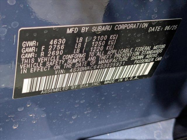 new 2025 Subaru Legacy car, priced at $29,116