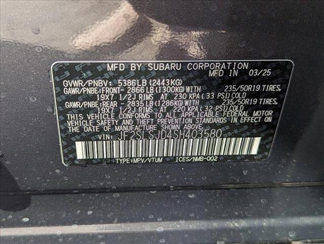 new 2025 Subaru Forester Hybrid car, priced at $38,495