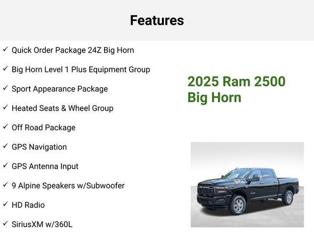 new 2025 Ram 2500 car, priced at $71,153