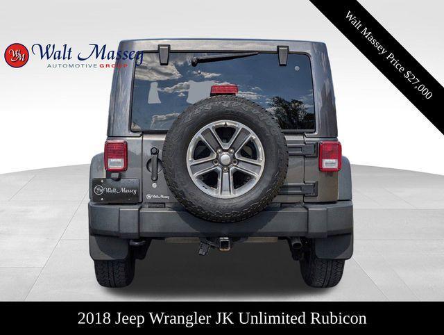 used 2018 Jeep Wrangler JK Unlimited car, priced at $27,000