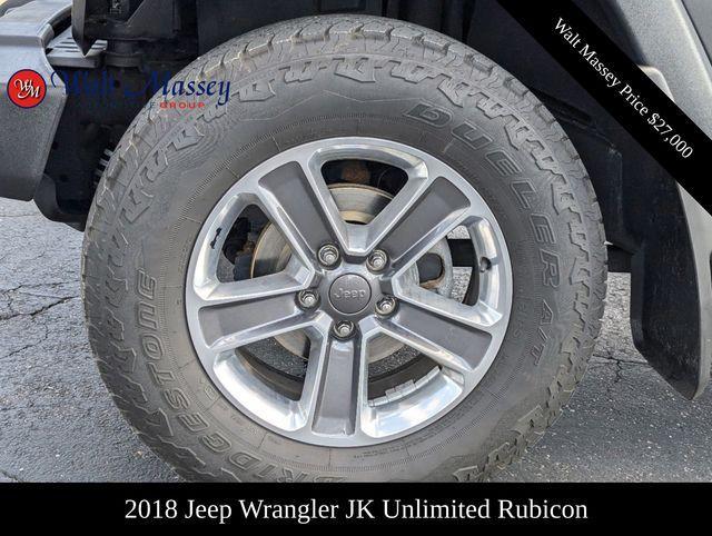 used 2018 Jeep Wrangler JK Unlimited car, priced at $27,000