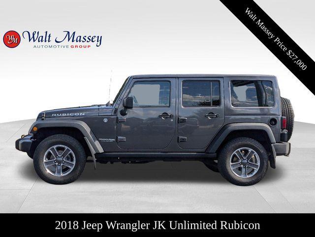 used 2018 Jeep Wrangler JK Unlimited car, priced at $27,000