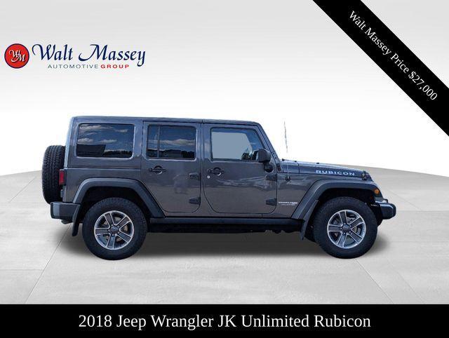 used 2018 Jeep Wrangler JK Unlimited car, priced at $27,000