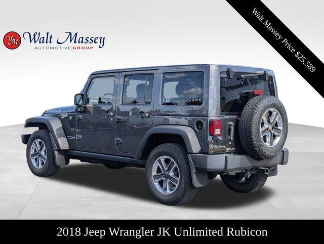 used 2018 Jeep Wrangler JK Unlimited car, priced at $25,589