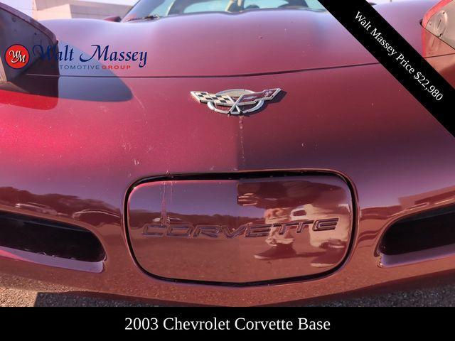 used 2003 Chevrolet Corvette car, priced at $22,980