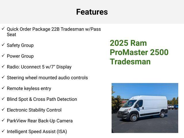 new 2025 Ram ProMaster 2500 car, priced at $51,494