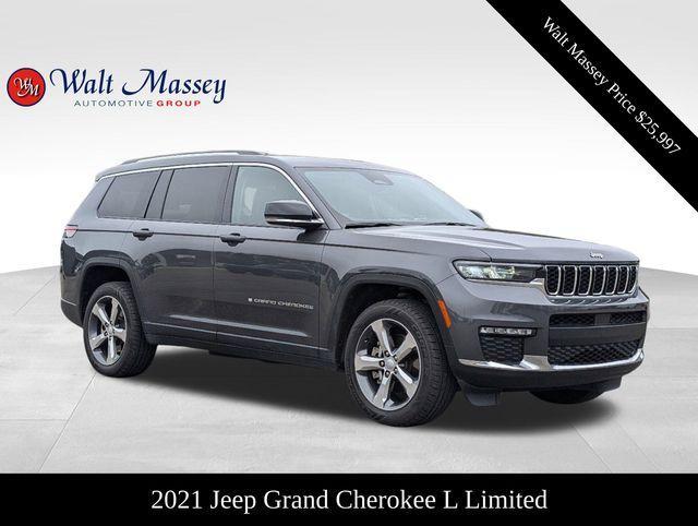 used 2021 Jeep Grand Cherokee L car, priced at $25,997