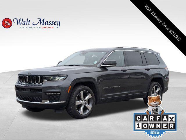 used 2021 Jeep Grand Cherokee L car, priced at $25,997