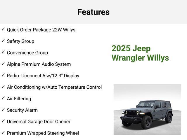 new 2025 Jeep Wrangler car, priced at $46,790
