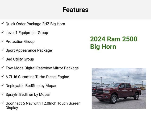 new 2024 Ram 2500 car, priced at $63,285